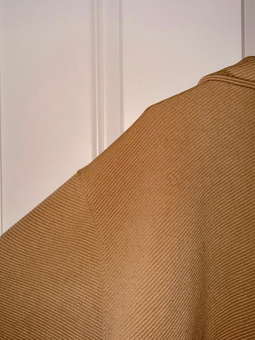 Tan Ribbed Button-Front Cardigan - Picture 8 of 9
